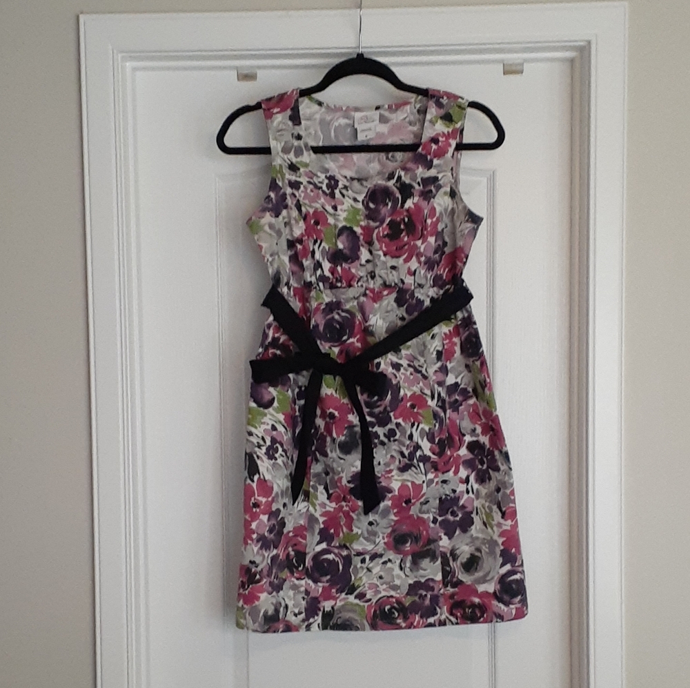 Pink & Purple Floral Maternity Dress